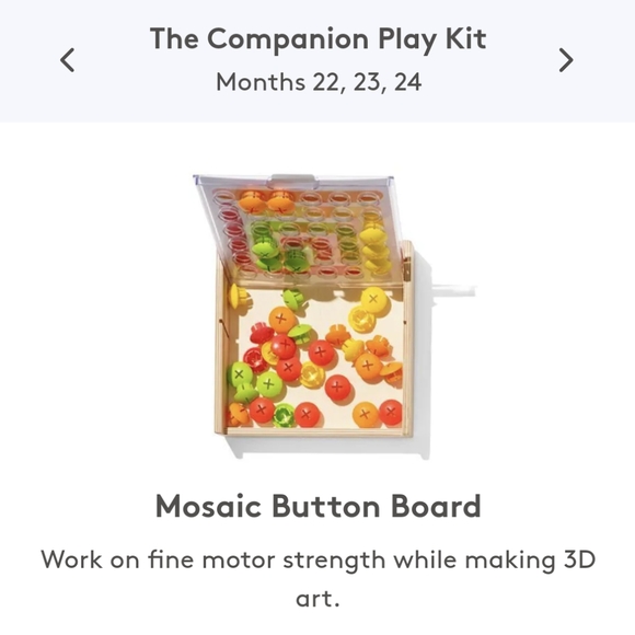 Lovevery -  Mosaic Button Board - Picture 2 of 3